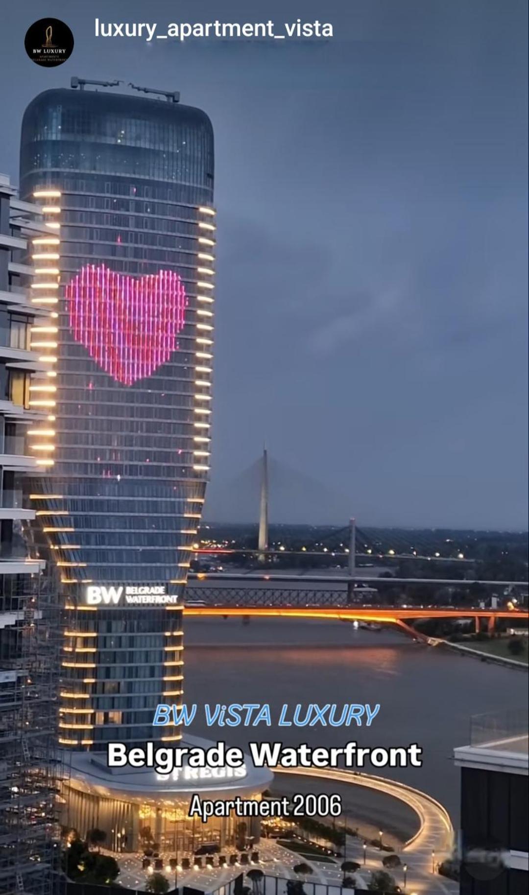 شقة Beograd Na Vodi - BW Vista Luxury المظهر الخارجي الصورة